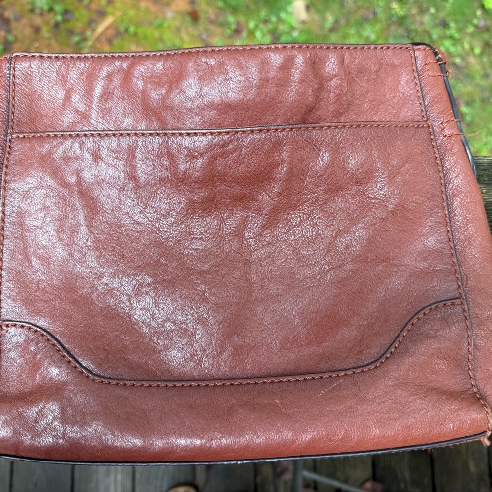 Frye Cognac Leather Tote